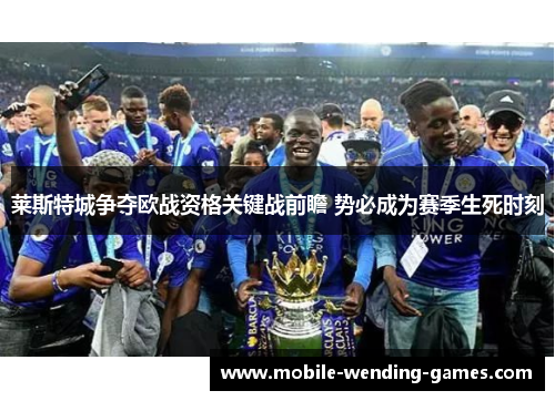 莱斯特城争夺欧战资格关键战前瞻 势必成为赛季生死时刻 莱斯特城争夺欧战资格关键战前瞻 势必成为赛季生死时刻